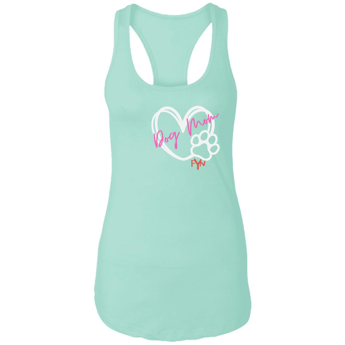 Dog Mom Ladies Ideal Racerback Tank