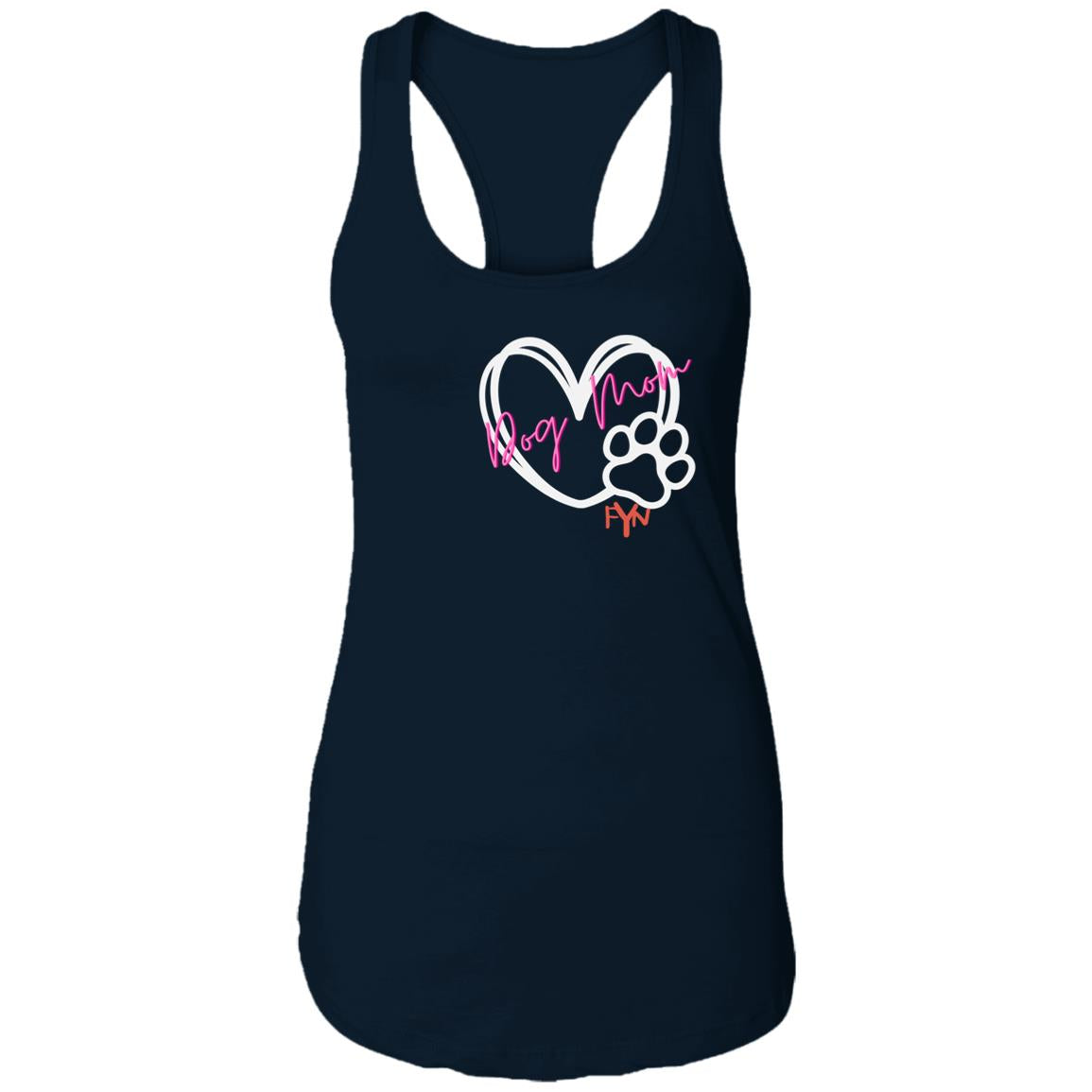 Dog Mom Ladies Ideal Racerback Tank