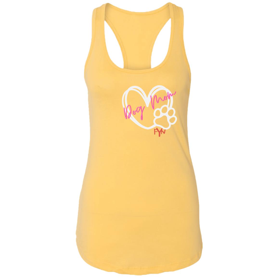Dog Mom Ladies Ideal Racerback Tank