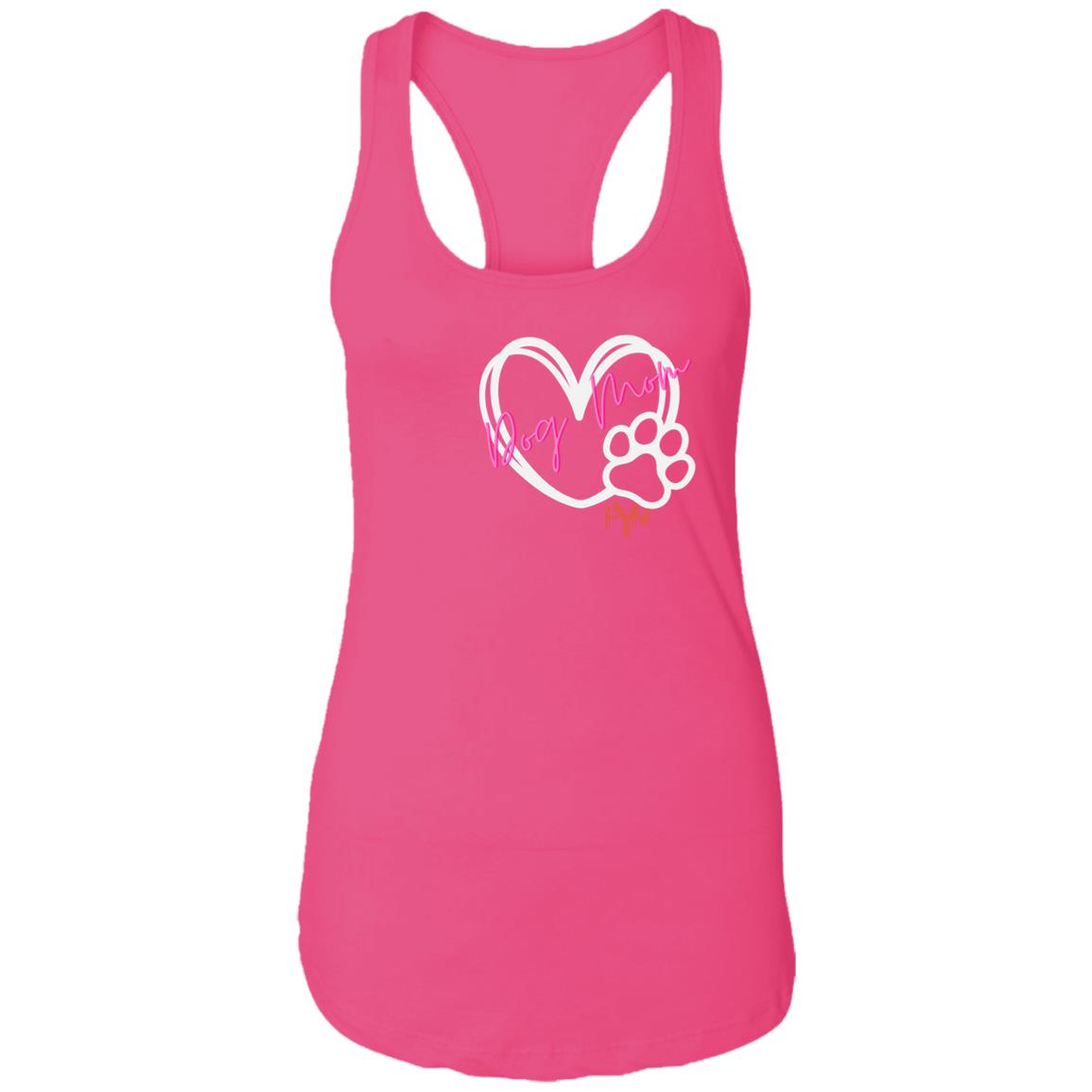 Dog Mom Ladies Ideal Racerback Tank
