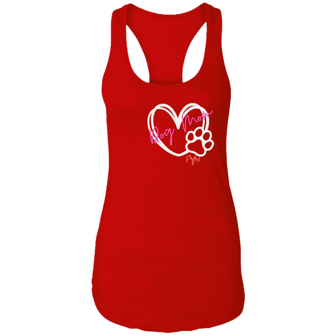 Dog Mom Ladies Ideal Racerback Tank