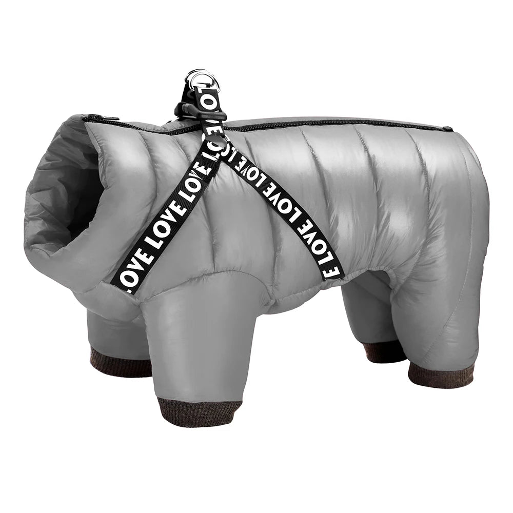 Waterproof Winter jumpsuit Super Warm With Harness