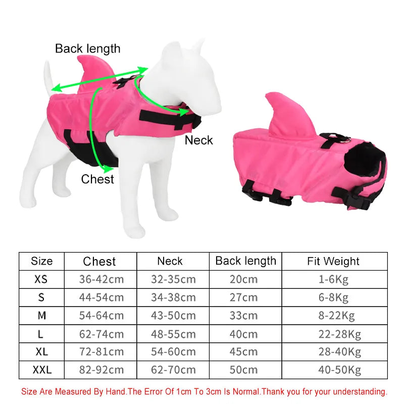 Shark Fin life jacket for dogs