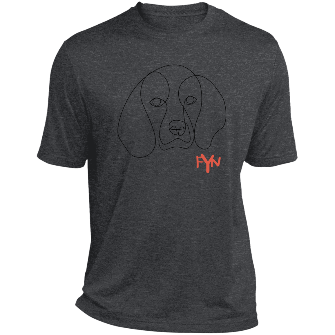 Hound Mens Heather Performance Tee