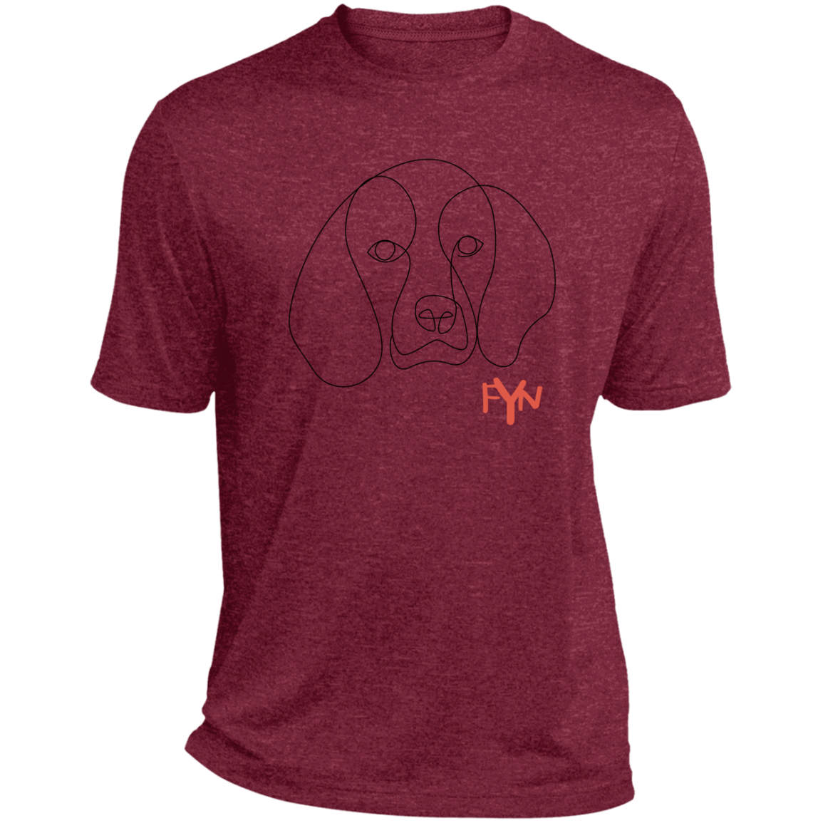 Hound Mens Heather Performance Tee