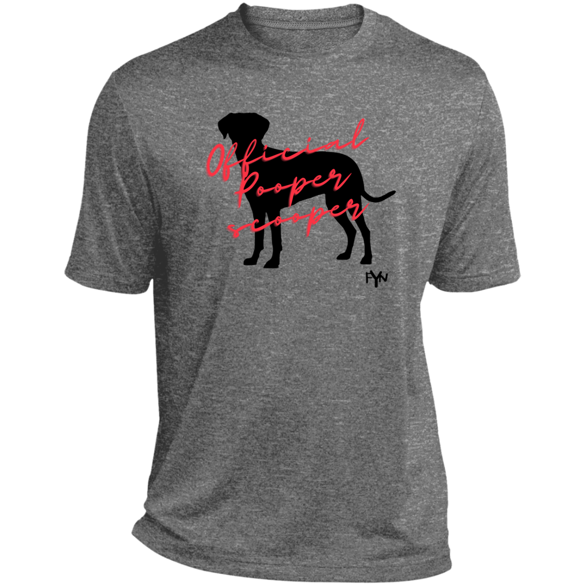 Pooper Scooper Mens Heather Performance Tee