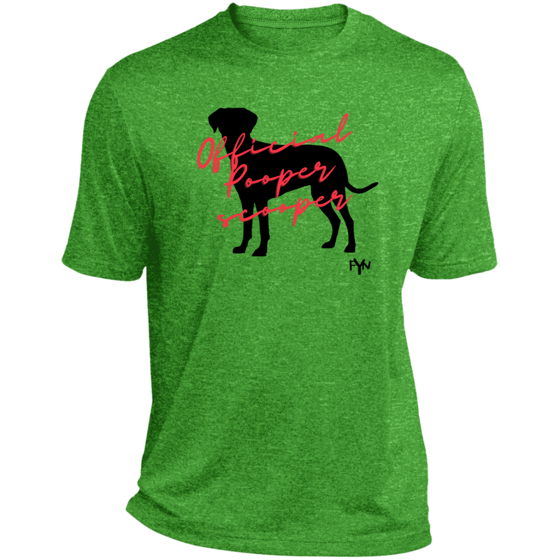 Pooper Scooper Mens Heather Performance Tee