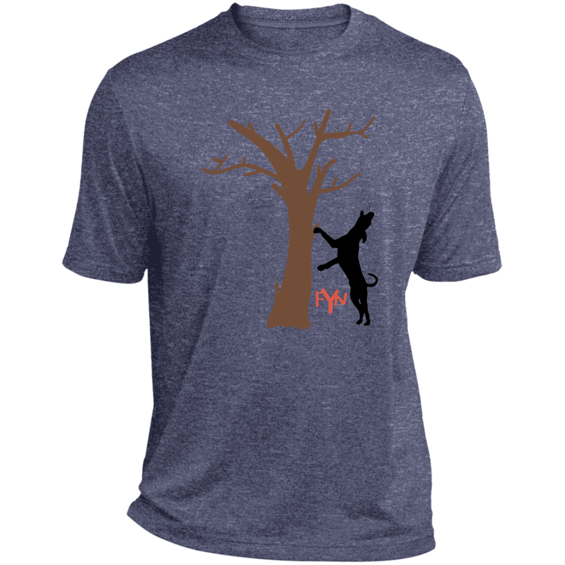 Tree hugger Heather Performance Tee