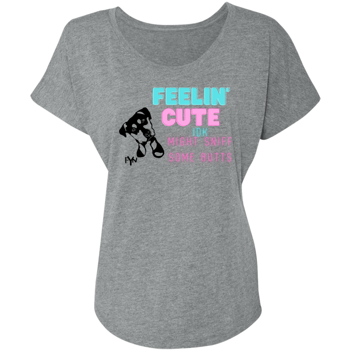 Feeling Cute Ladies' Triblend Dolman Sleeve