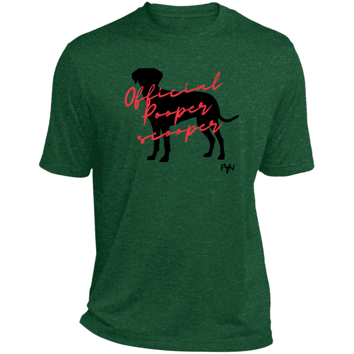 Pooper Scooper Mens Heather Performance Tee