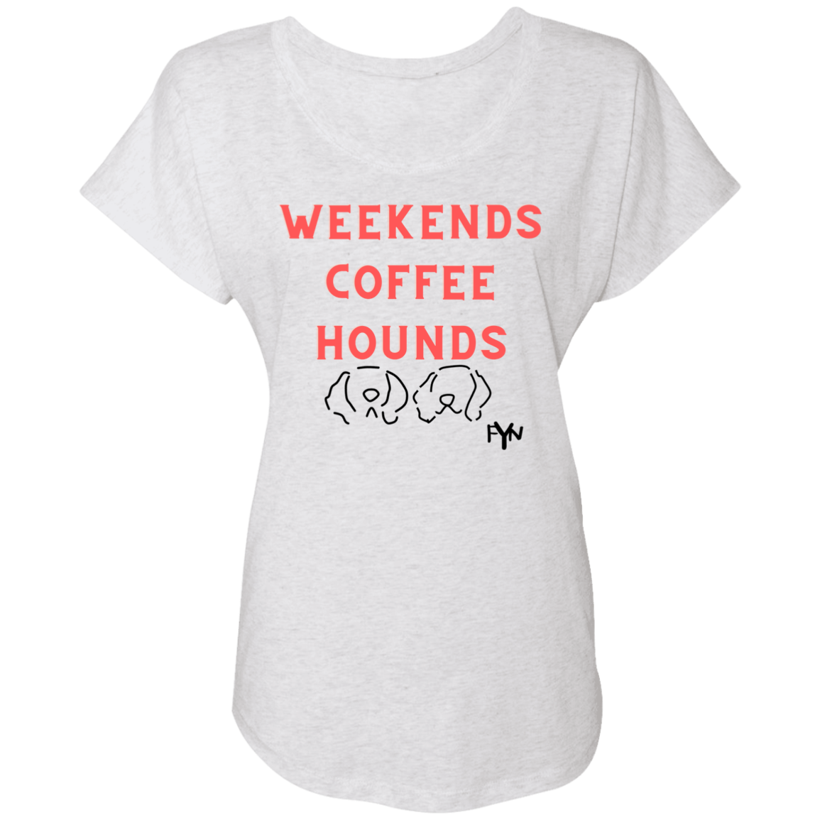 Weekend hounds Ladies' Triblend Dolman Sleeve