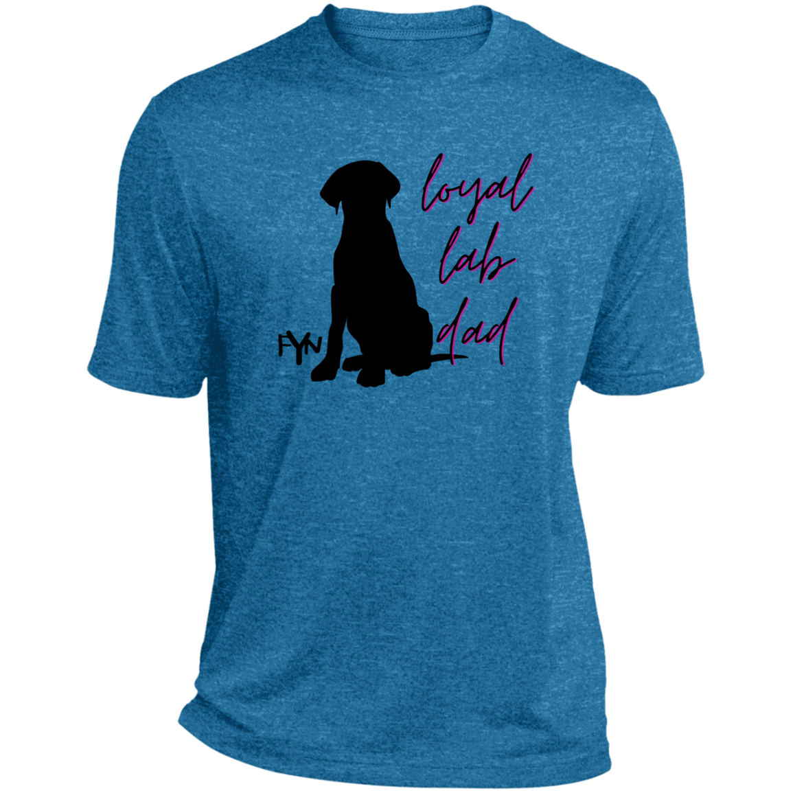 lab dad Heather Performance Tee