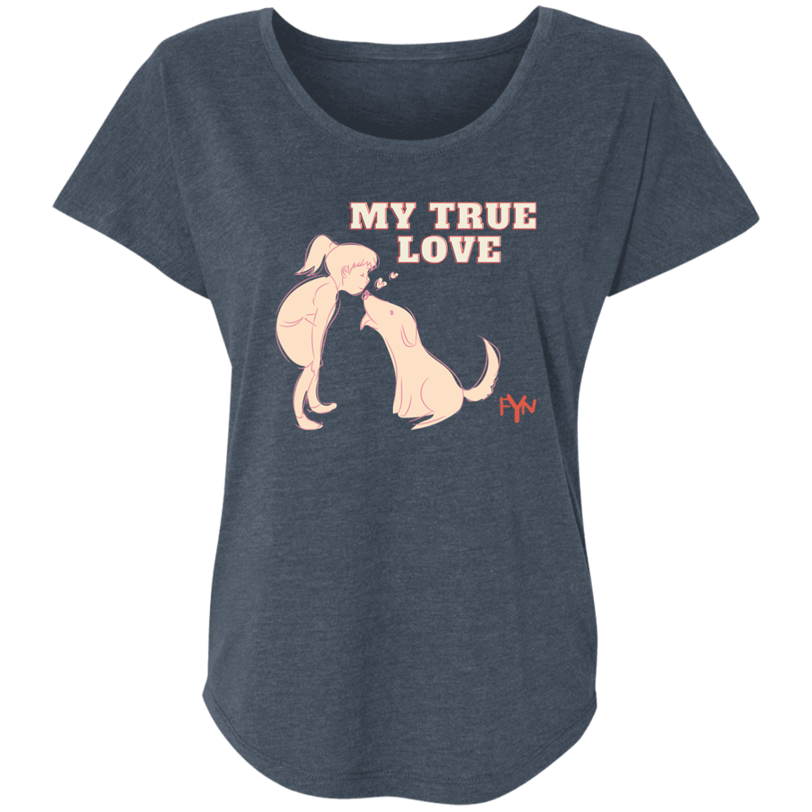 true love Ladies' Triblend Dolman Sleeve