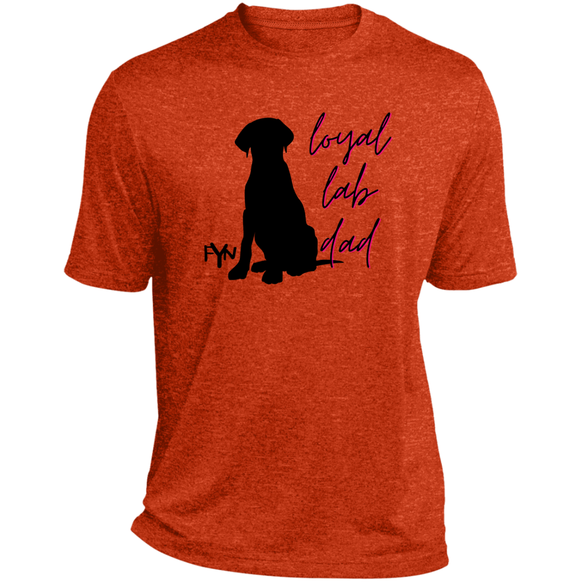 lab dad Heather Performance Tee