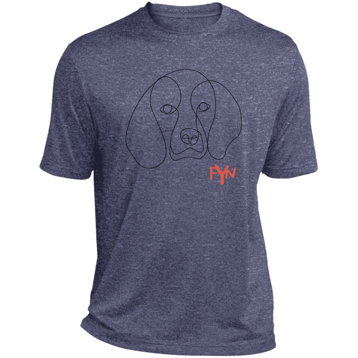 Hound Mens Heather Performance Tee