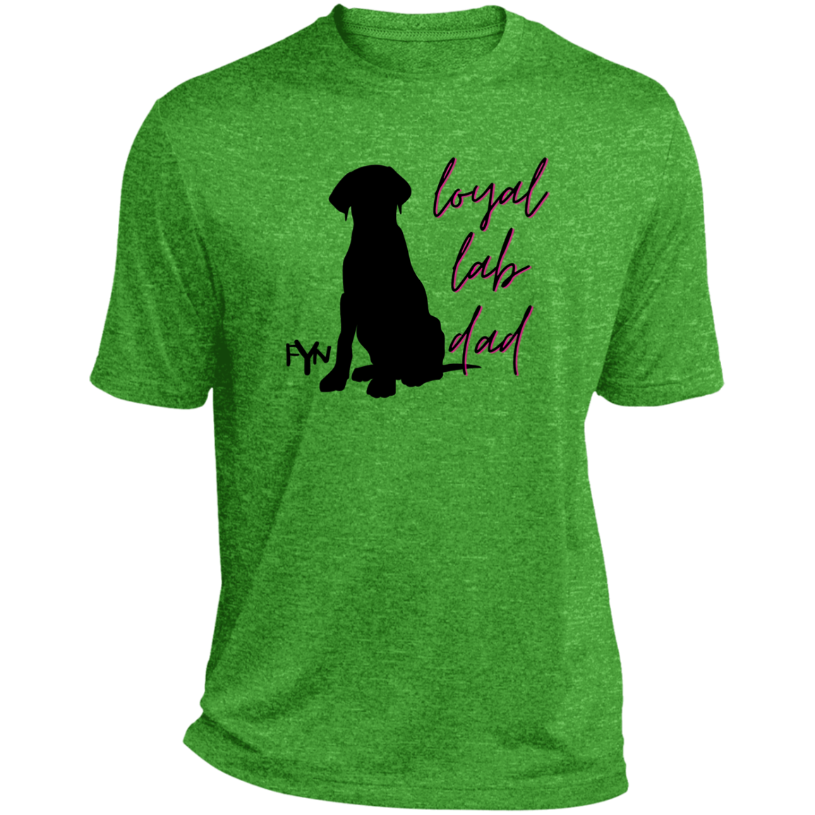 lab dad Heather Performance Tee