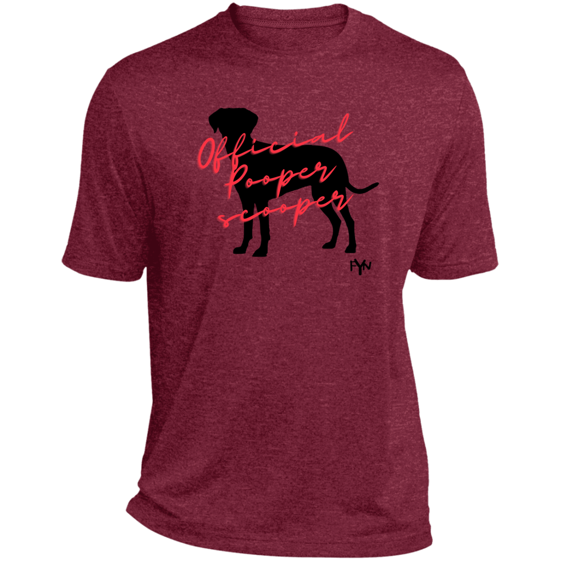 Pooper Scooper Mens Heather Performance Tee