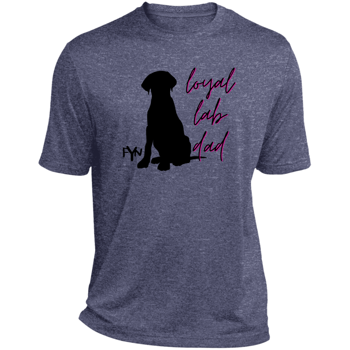 lab dad Heather Performance Tee