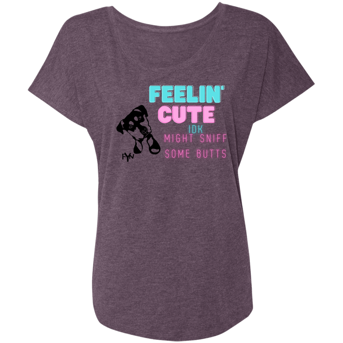 Feeling Cute Ladies' Triblend Dolman Sleeve