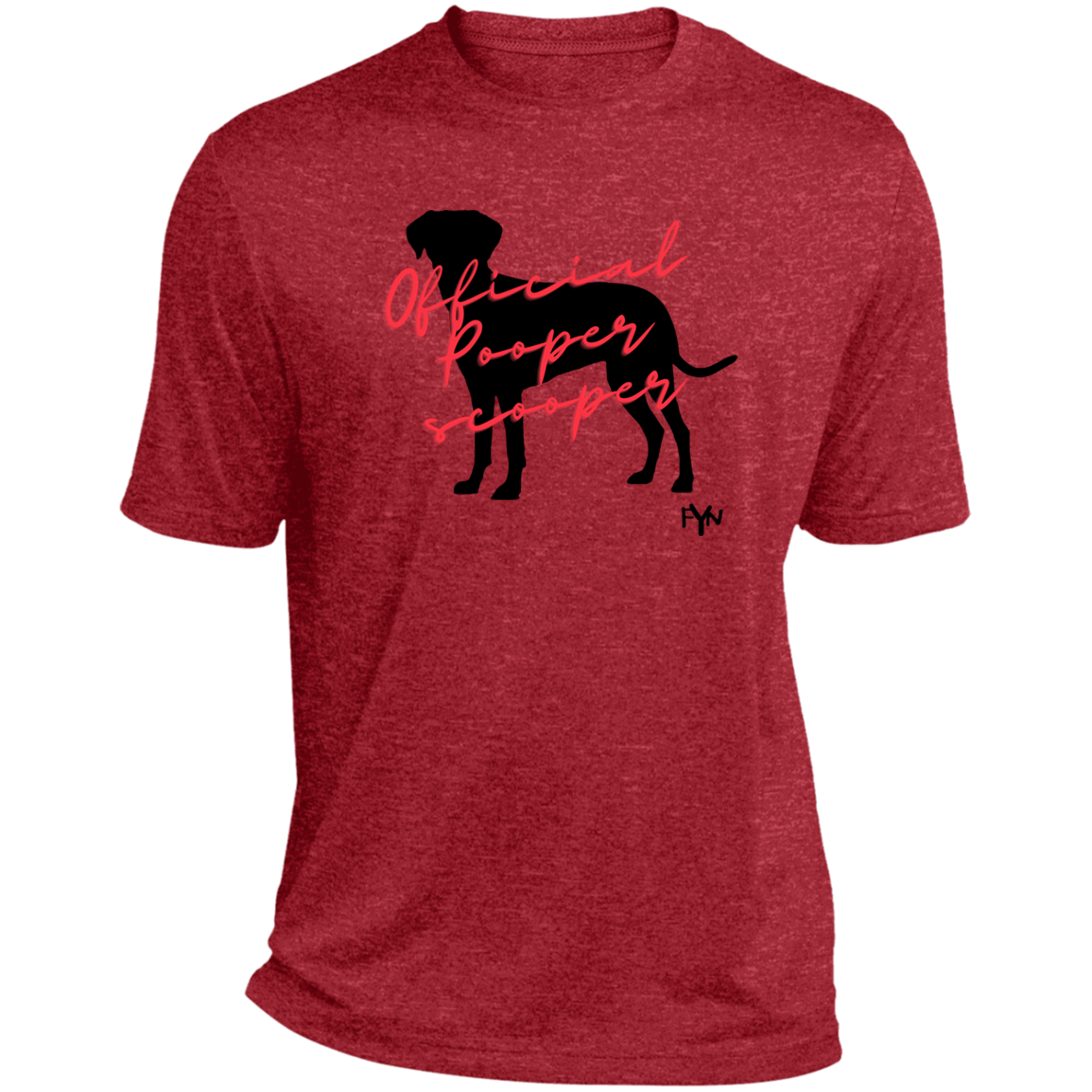 Pooper Scooper Mens Heather Performance Tee