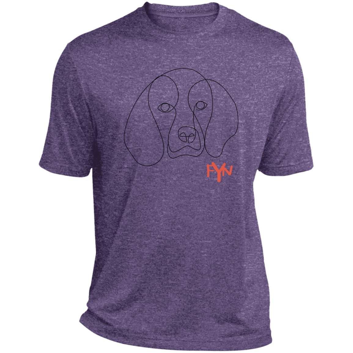 Hound Mens Heather Performance Tee