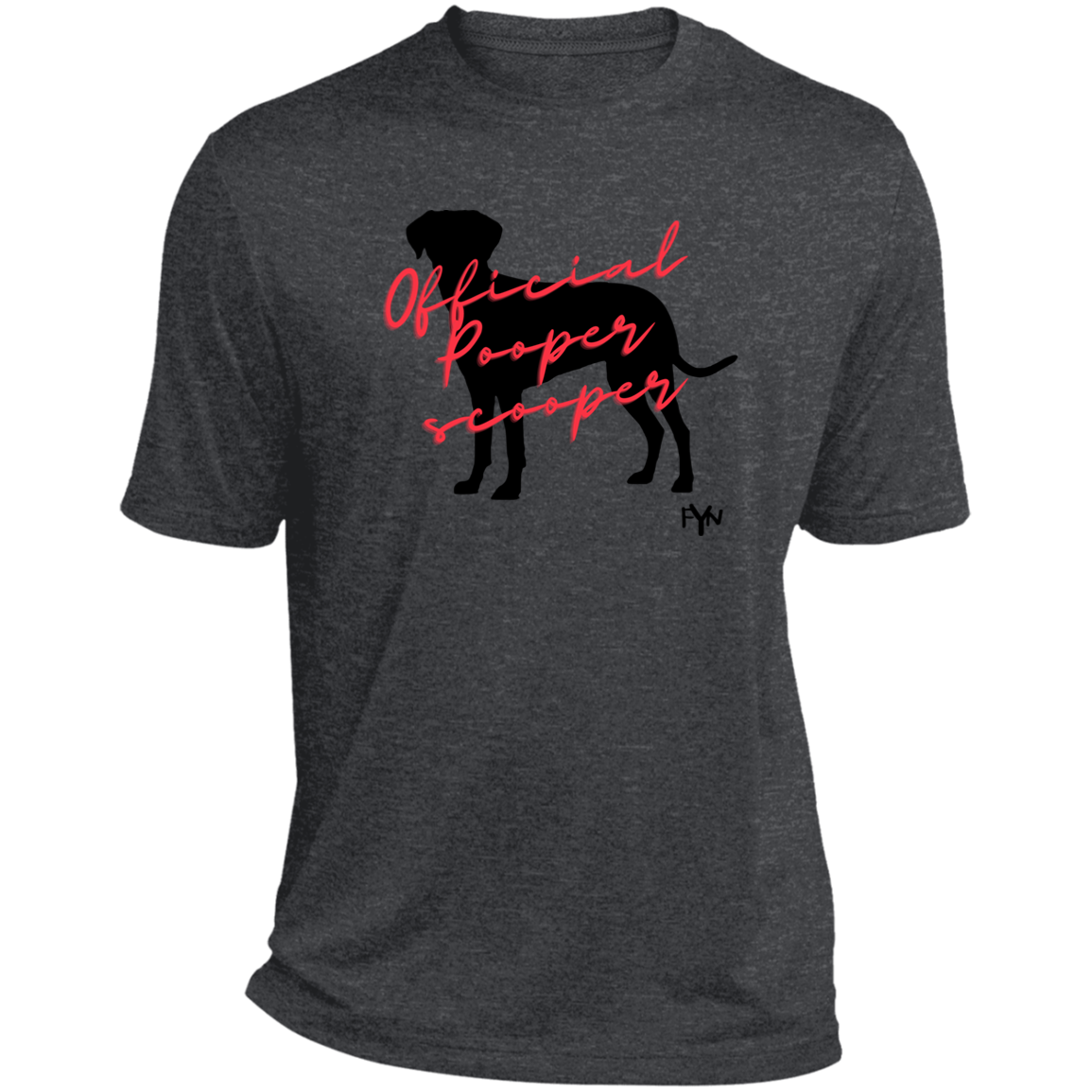 Pooper Scooper Mens Heather Performance Tee