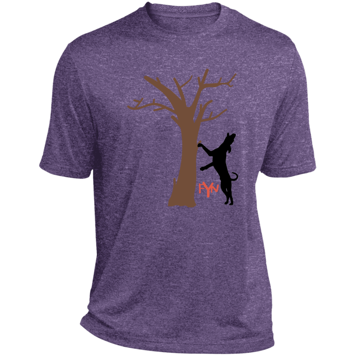 Tree hugger Heather Performance Tee