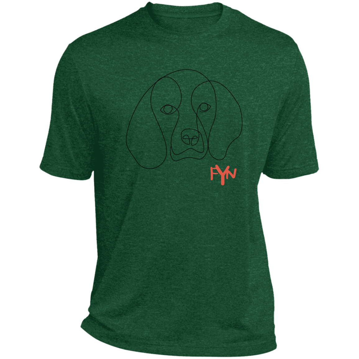 Hound Mens Heather Performance Tee