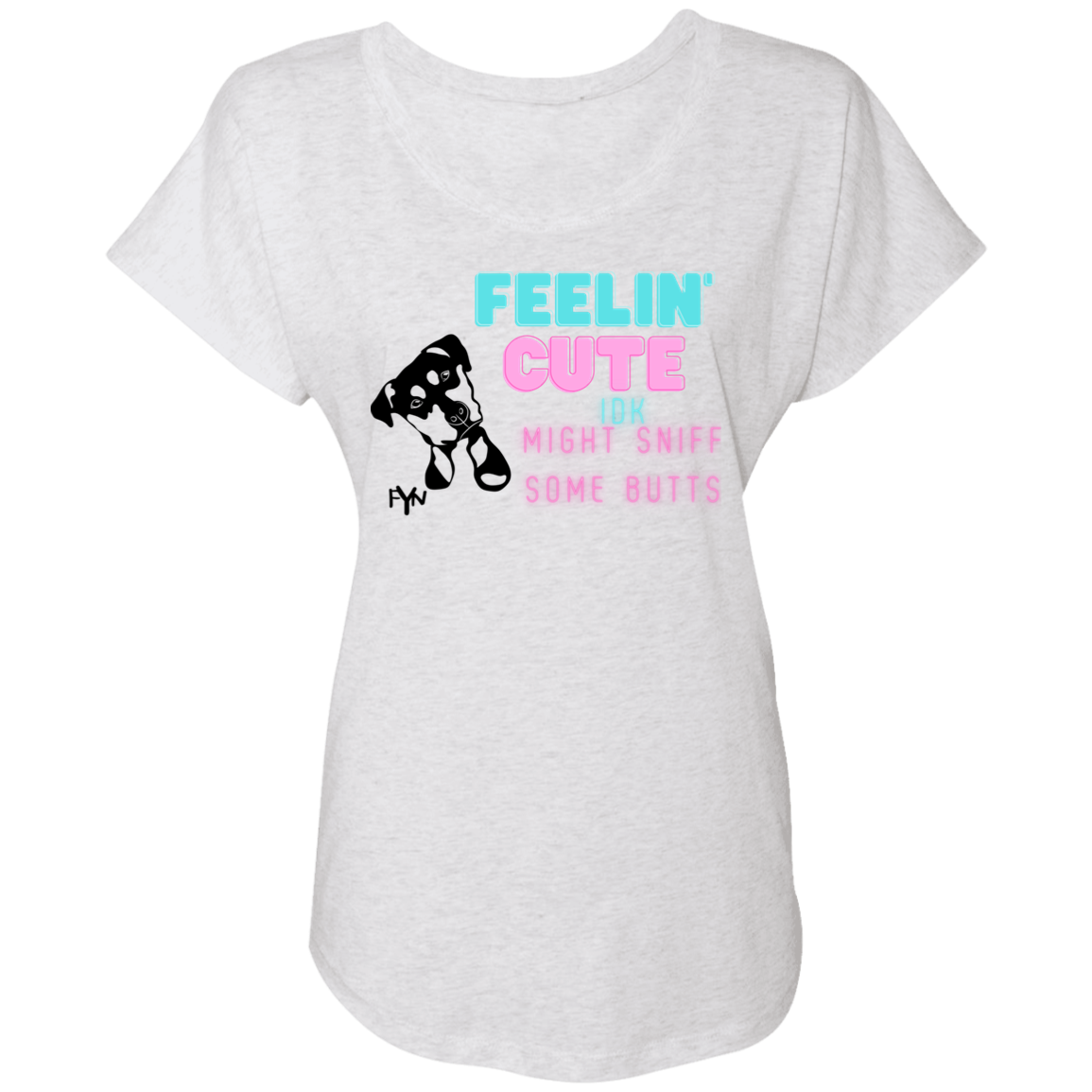Feeling Cute Ladies' Triblend Dolman Sleeve