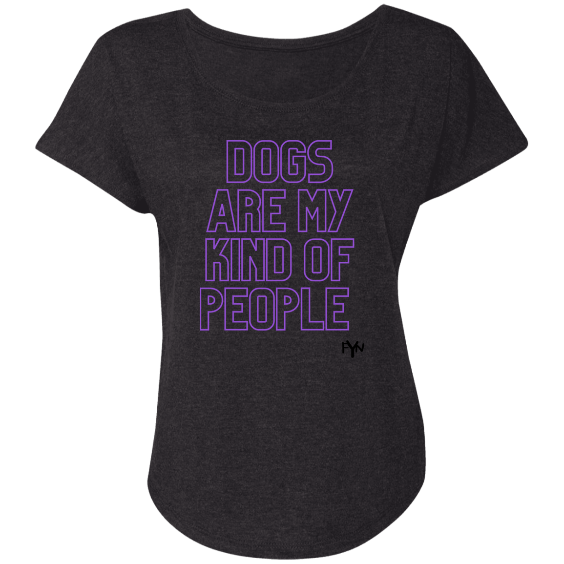 my kind of people Ladies' Triblend Dolman Sleeve
