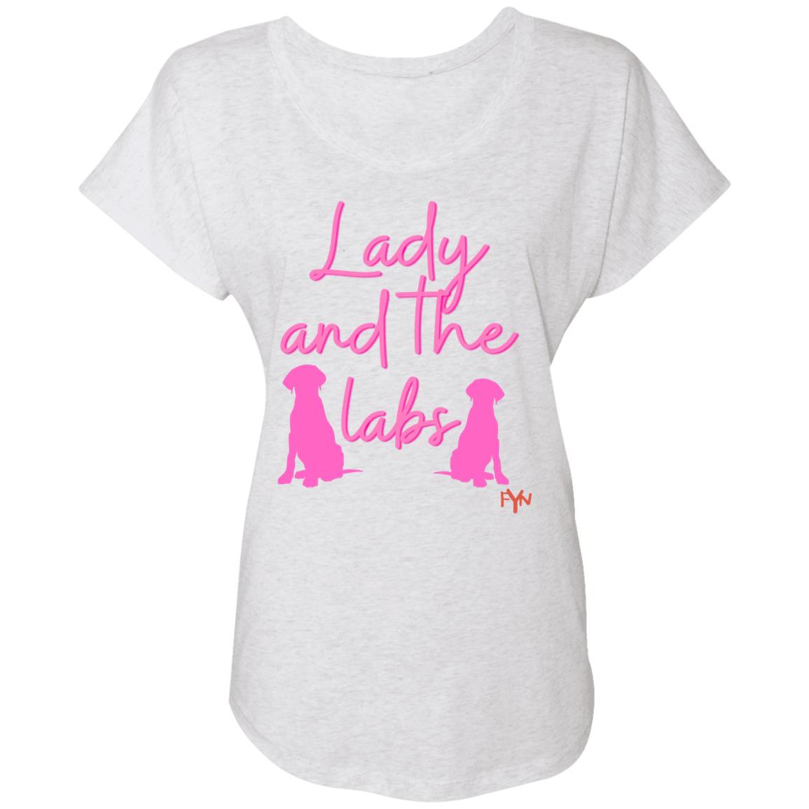 lady and the labs Ladies' Triblend Dolman Sleeve
