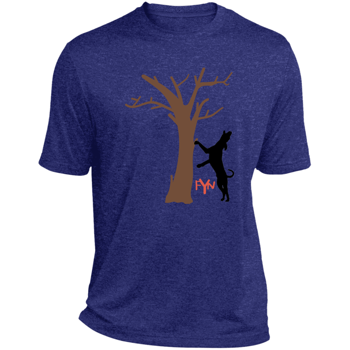 Tree hugger Heather Performance Tee
