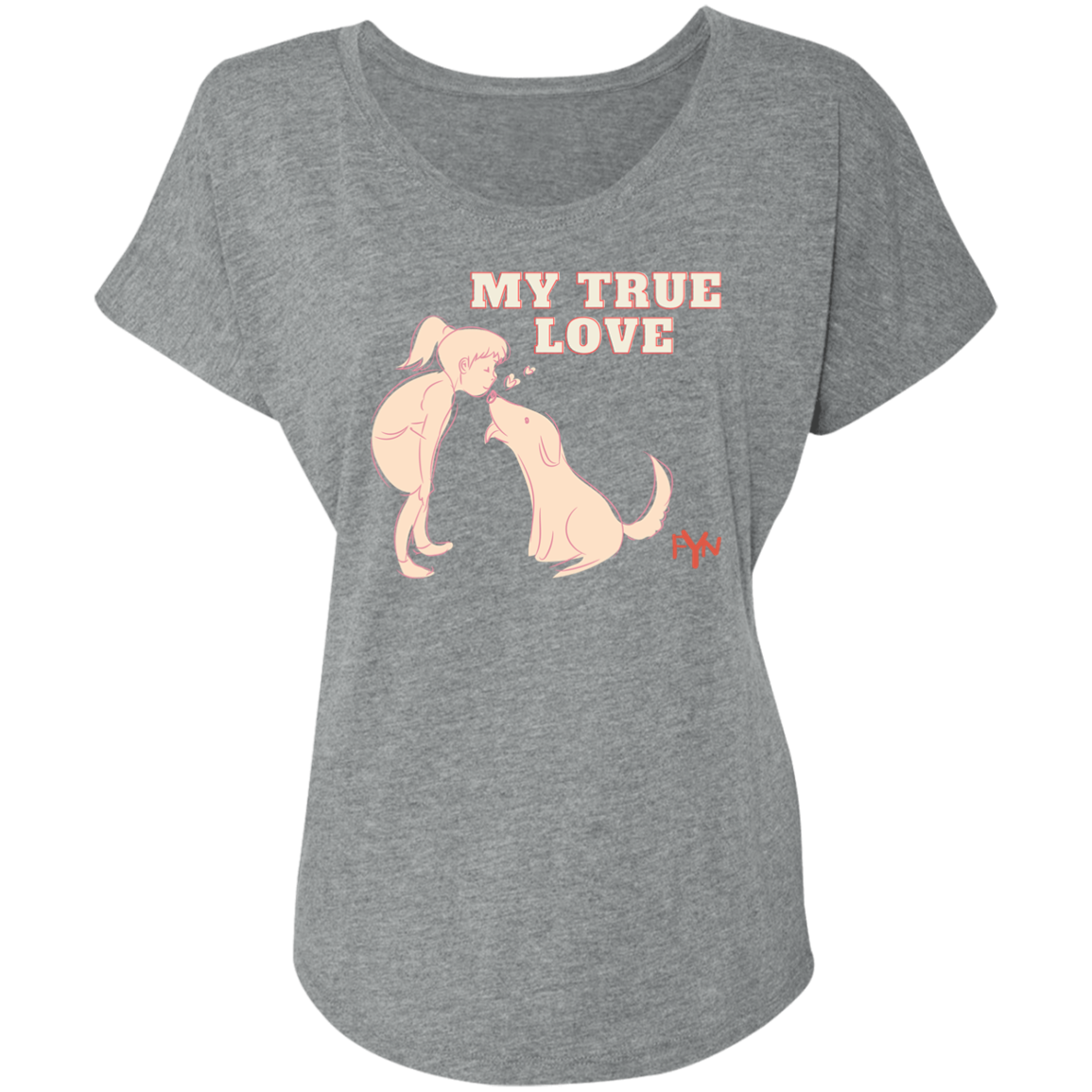 true love Ladies' Triblend Dolman Sleeve