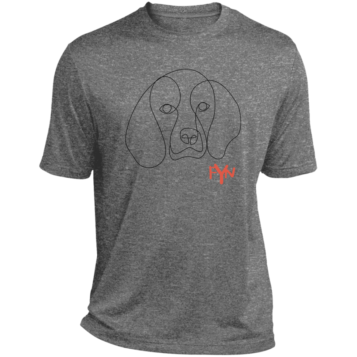 Hound Mens Heather Performance Tee
