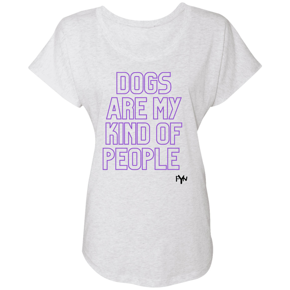 my kind of people Ladies' Triblend Dolman Sleeve