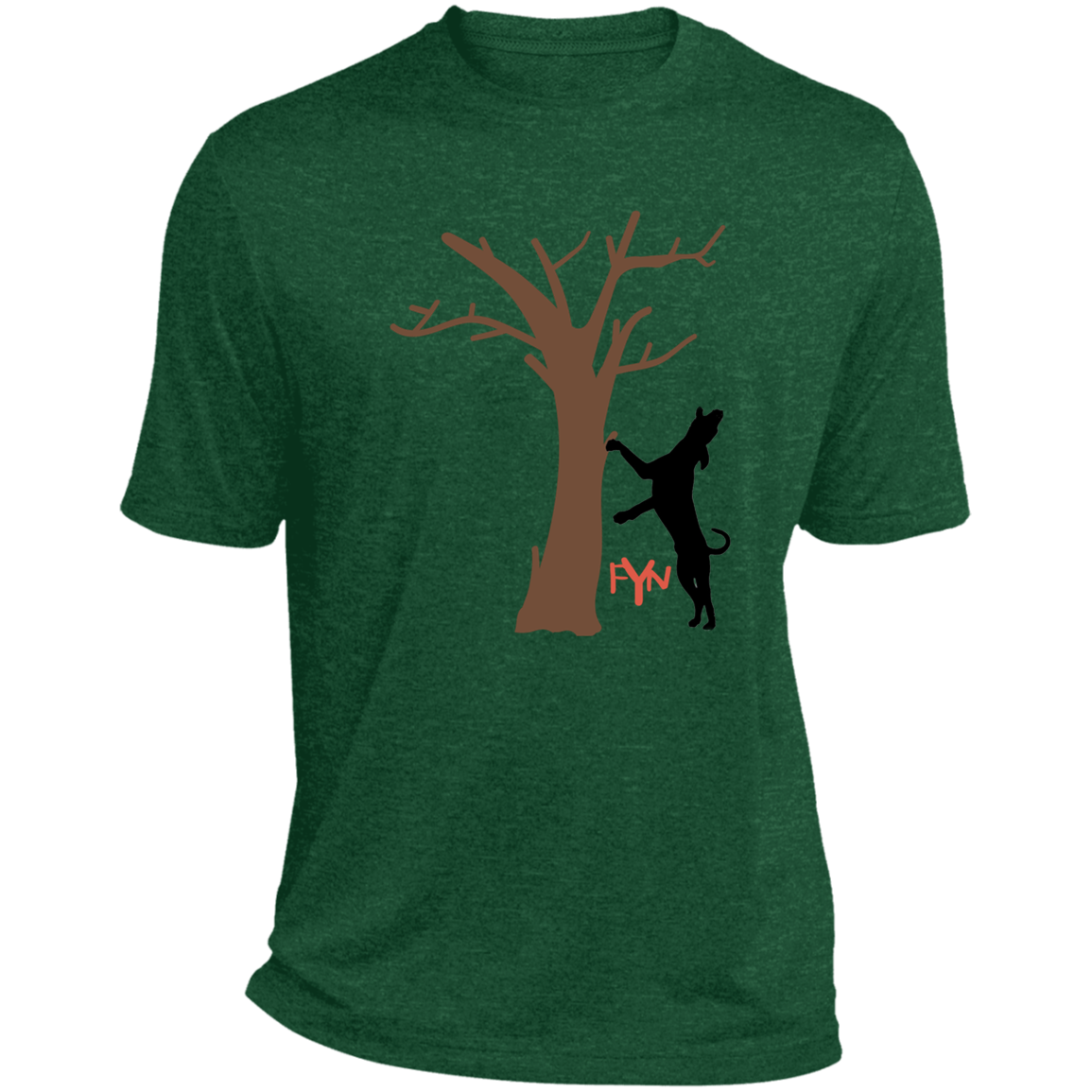 Tree hugger Heather Performance Tee