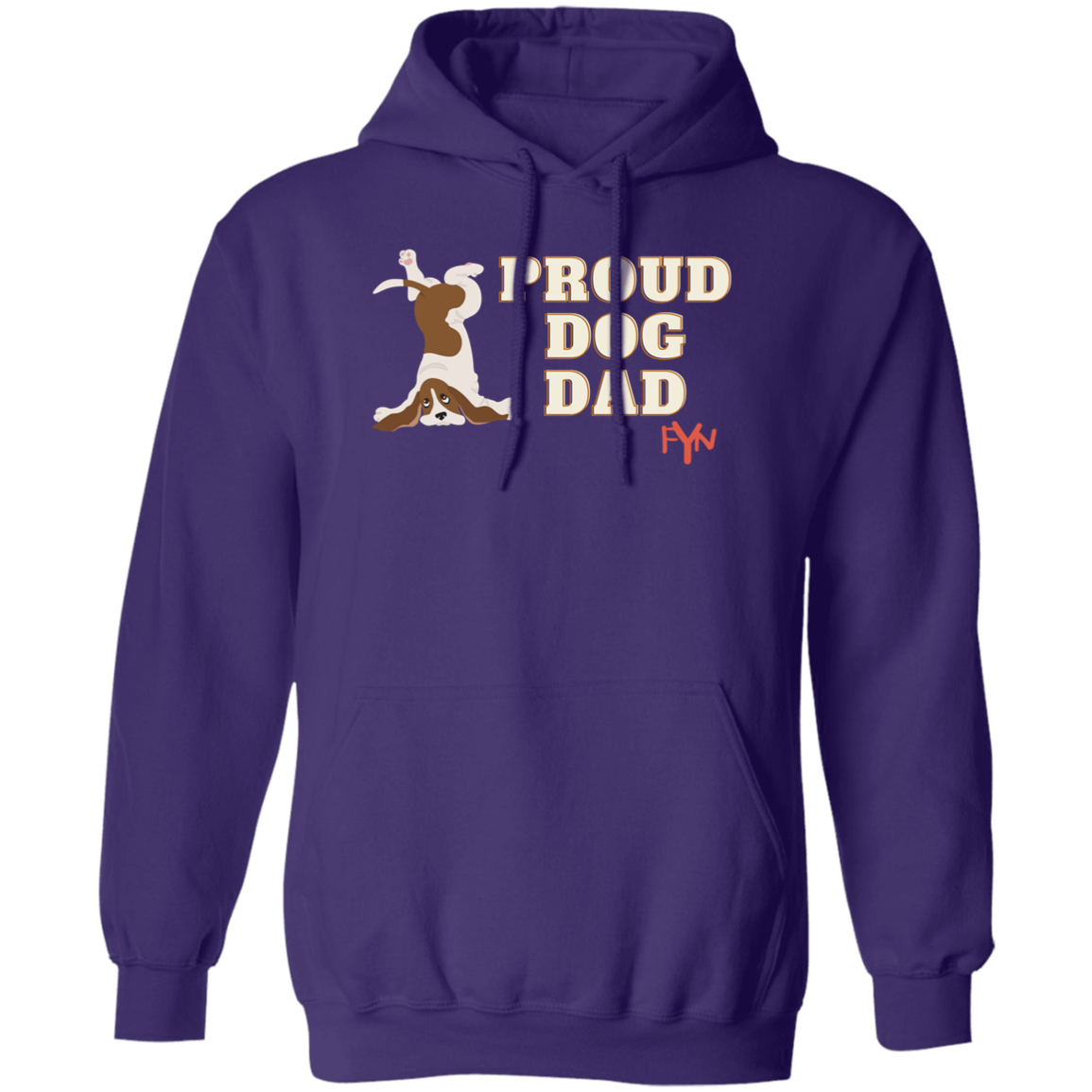 Proud dog dad Pullover Hoodie