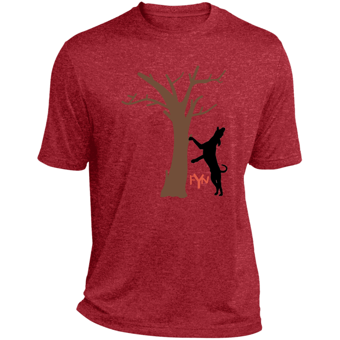 Tree hugger Heather Performance Tee