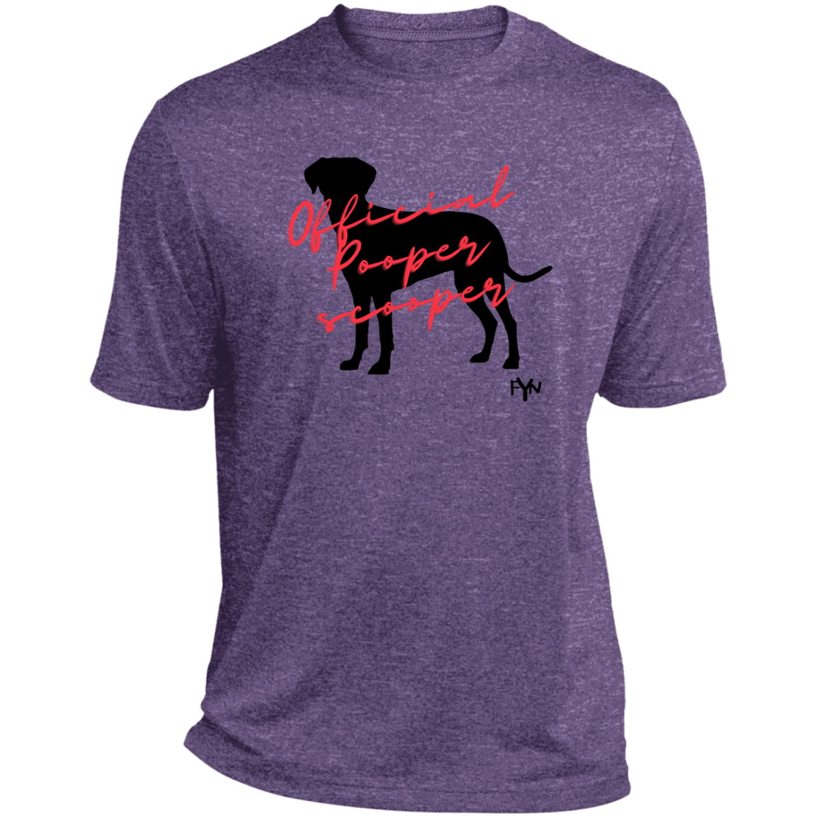 Pooper Scooper Mens Heather Performance Tee