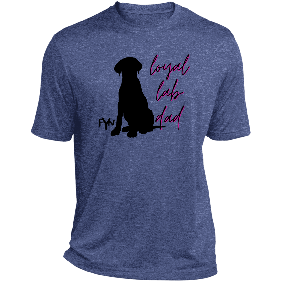 lab dad Heather Performance Tee