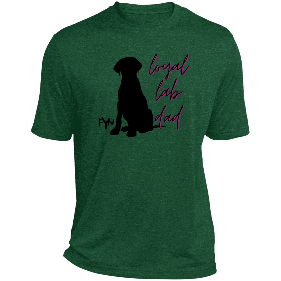 lab dad Heather Performance Tee