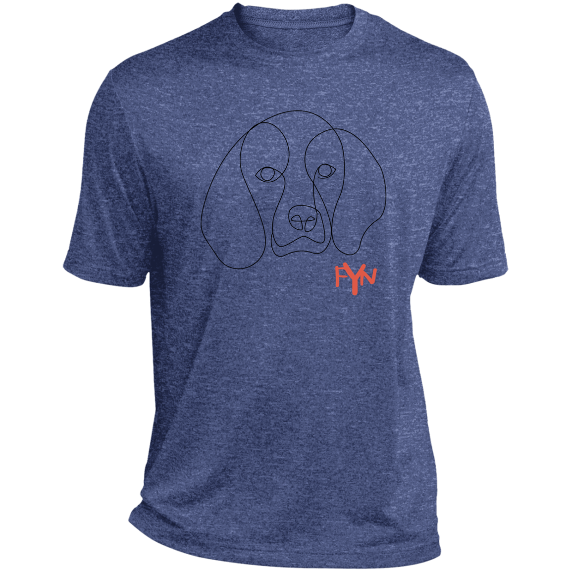Hound Mens Heather Performance Tee