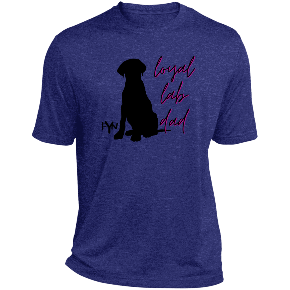 lab dad Heather Performance Tee