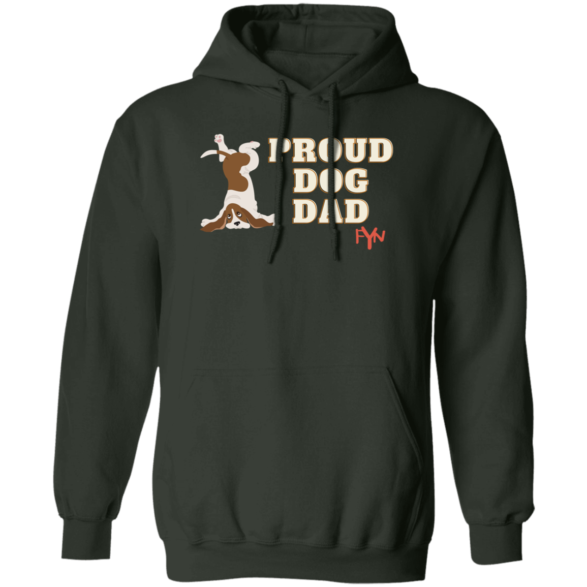 Proud dog dad Pullover Hoodie