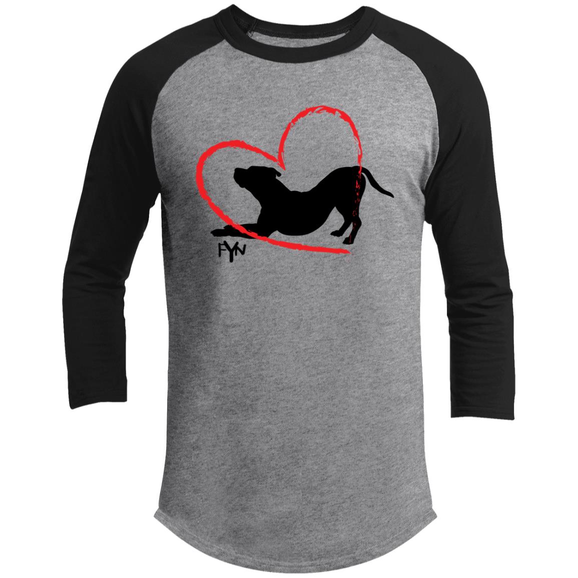 For the love of Dog 3/4 Raglan Sleeve Shirt