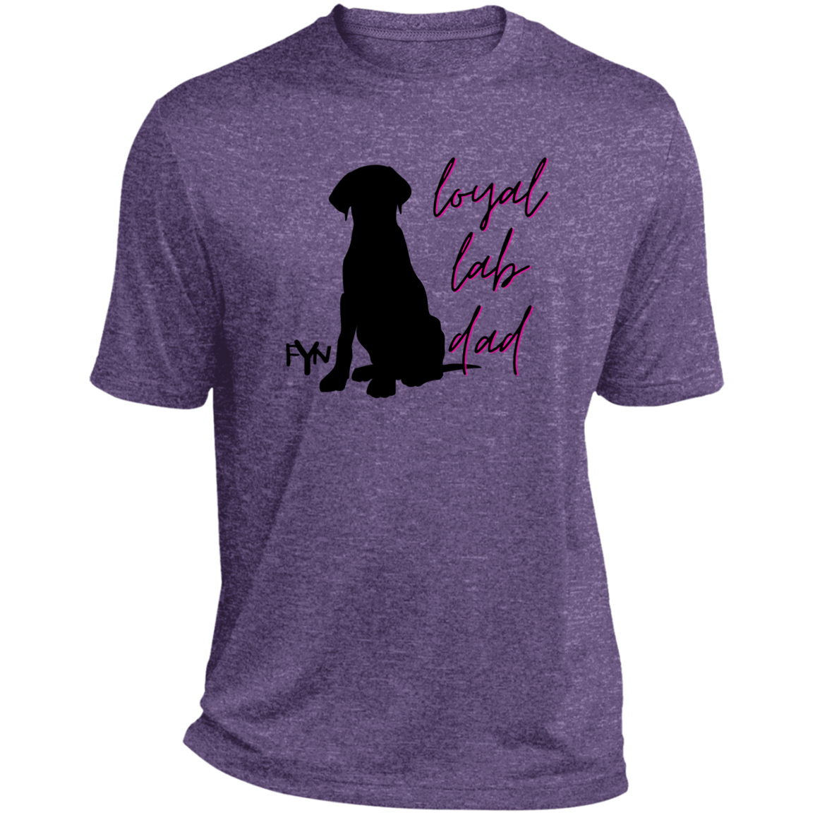 lab dad Heather Performance Tee