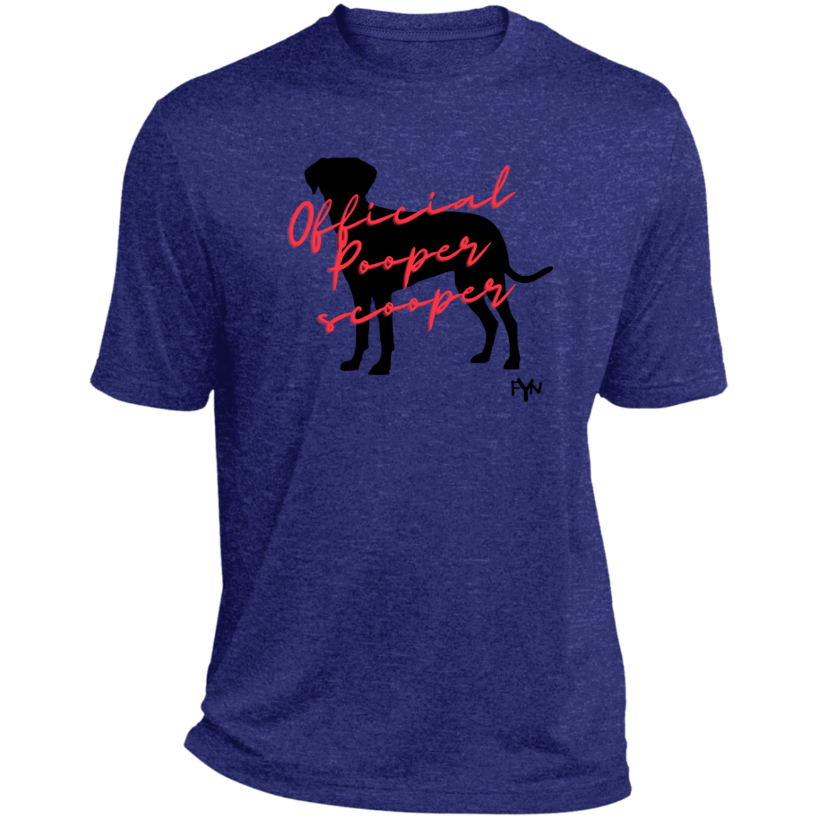 Pooper Scooper Mens Heather Performance Tee