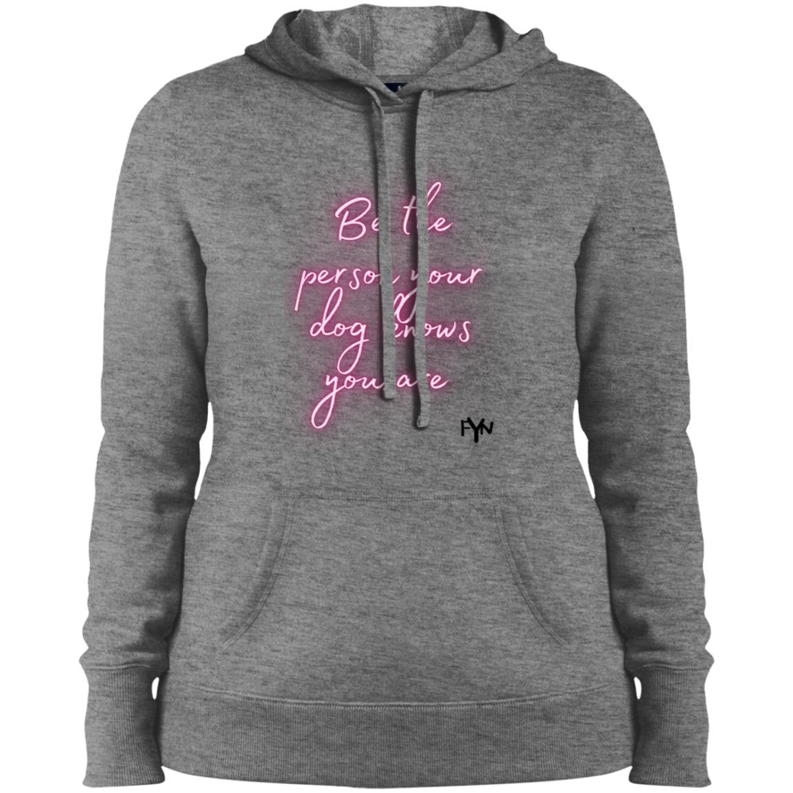 Be the person Ladies' Pullover Hooded Sweatshirt