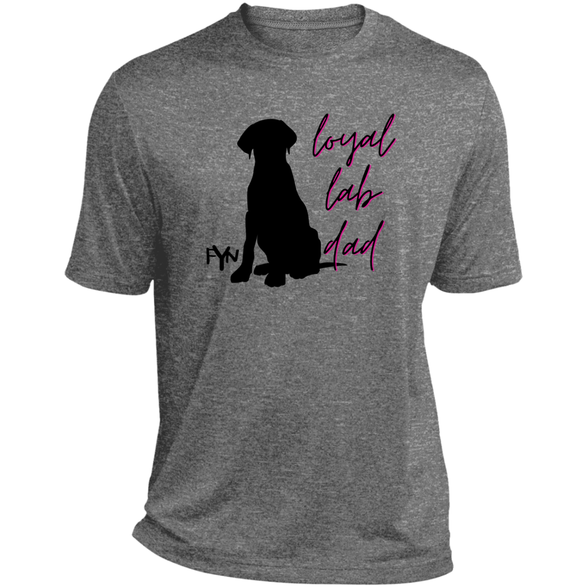 lab dad Heather Performance Tee