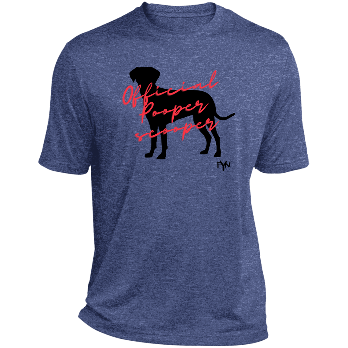 Pooper Scooper Mens Heather Performance Tee
